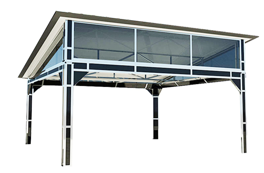 Carport mit Dachform Visio