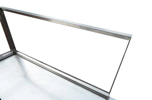 Zaun Modell: Geländer Edelstahl/Glas