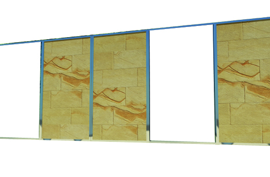 Zaun Modell: Zaun Edelstahl/Steinfüllung/Glas